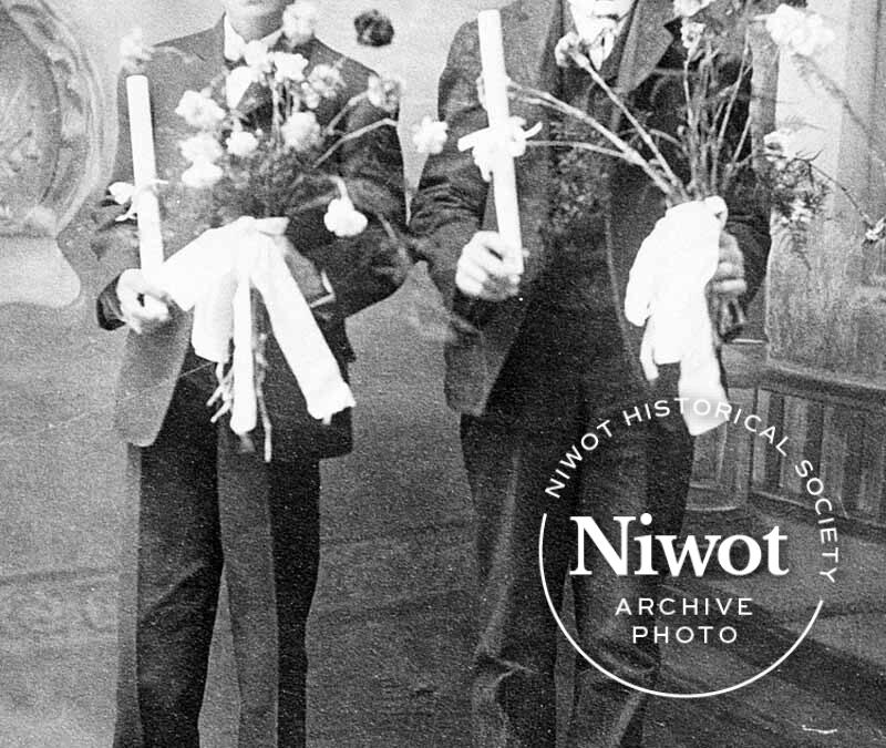 Charles Kneale and Dan Knaus 1903 Graduation