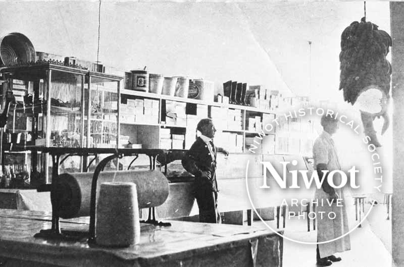 Rev. Taylor Inside His Grocery Store