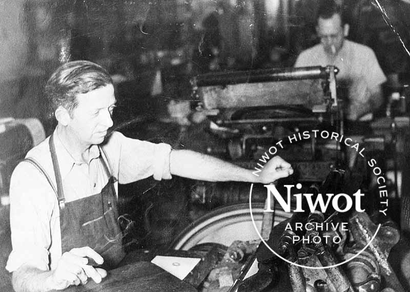 Edward S. Hays, Editor, Niwot Tribune