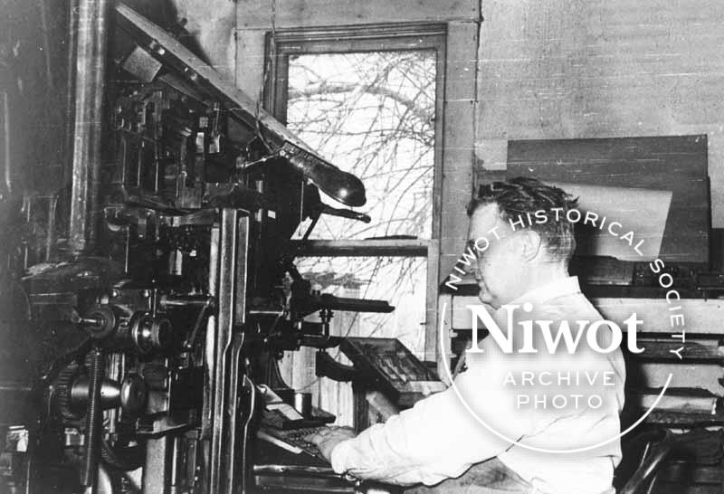 Doyle Hornbaker, Editor, Niwot Tribune