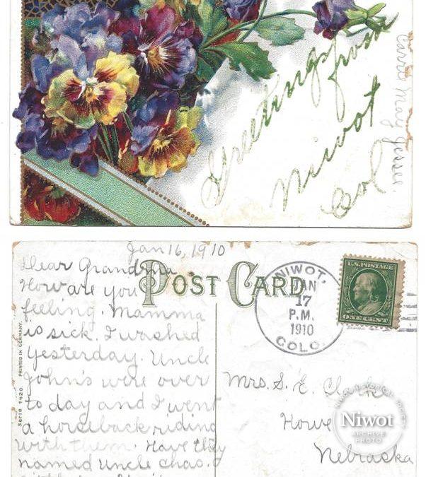 January 1910 Postcard