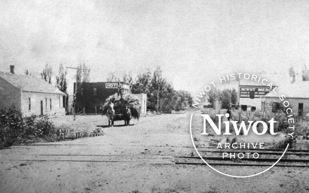 Niwot Street Scene ca 1908