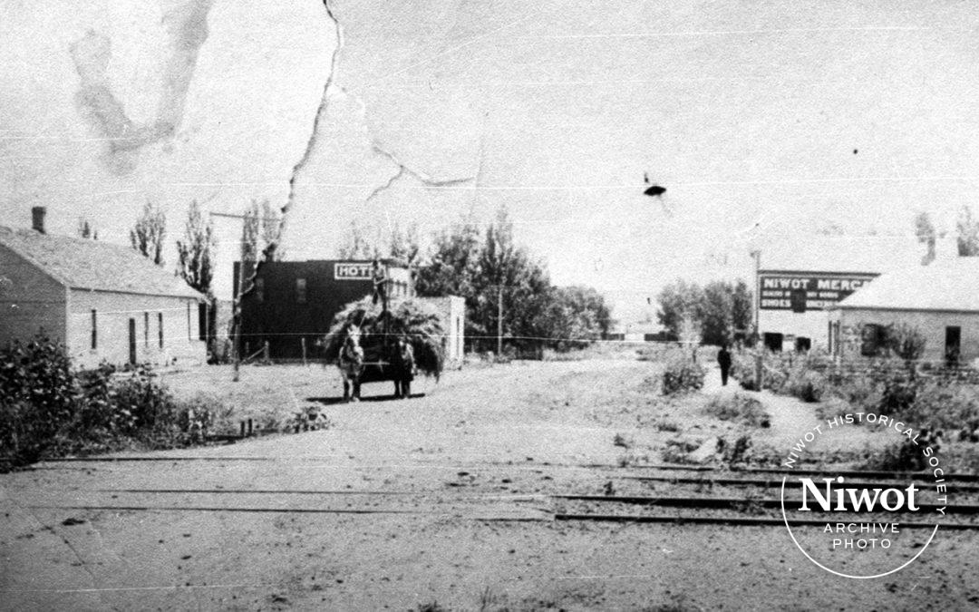 Niwot Street Scene ca 1908