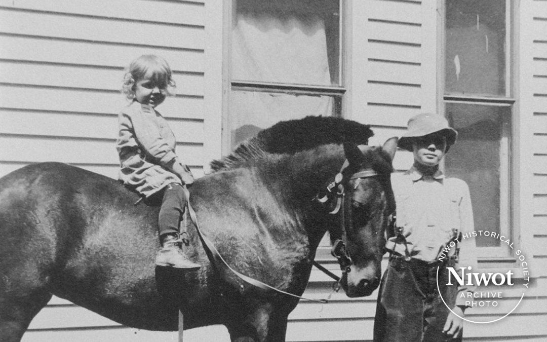 Vera and Allen Bolton with Pony