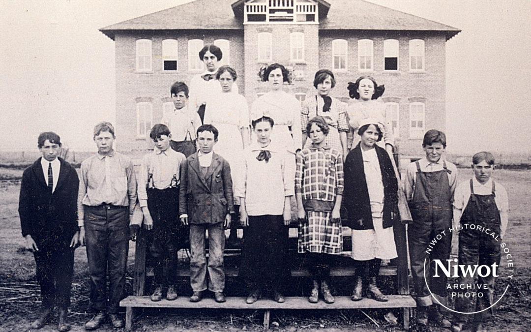 Niwot School, 1913
