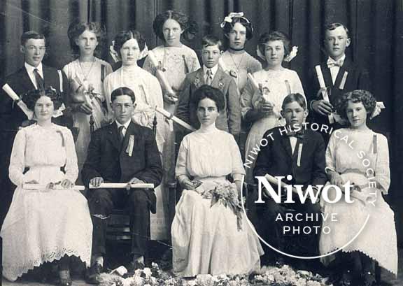 Niwot School 1911 Graduates