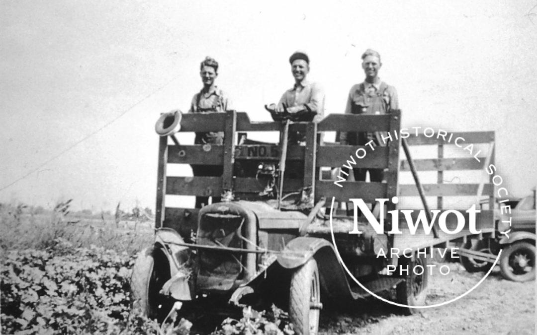 Ralph Morton Threshing Crew