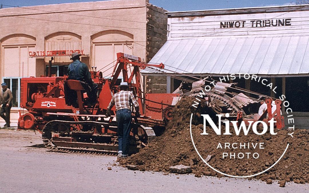 Niwot Gas Line Excavation