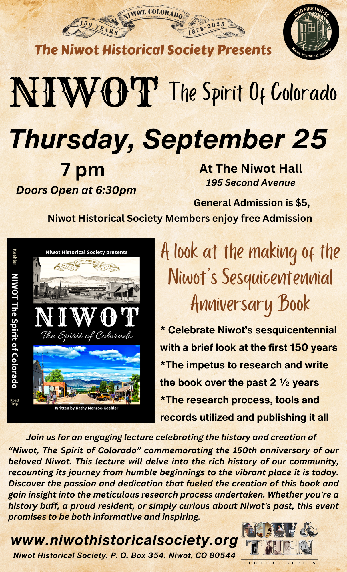 A look at the making of Niwot's Sesquicentennial Anniversary Book