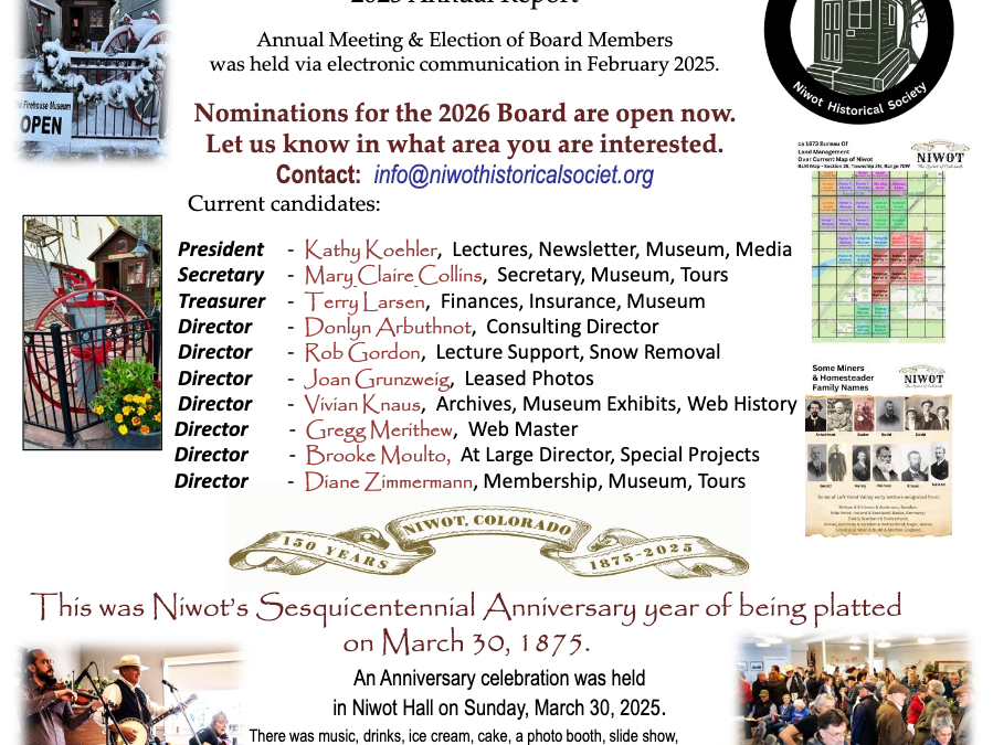 Annual Report for 2025