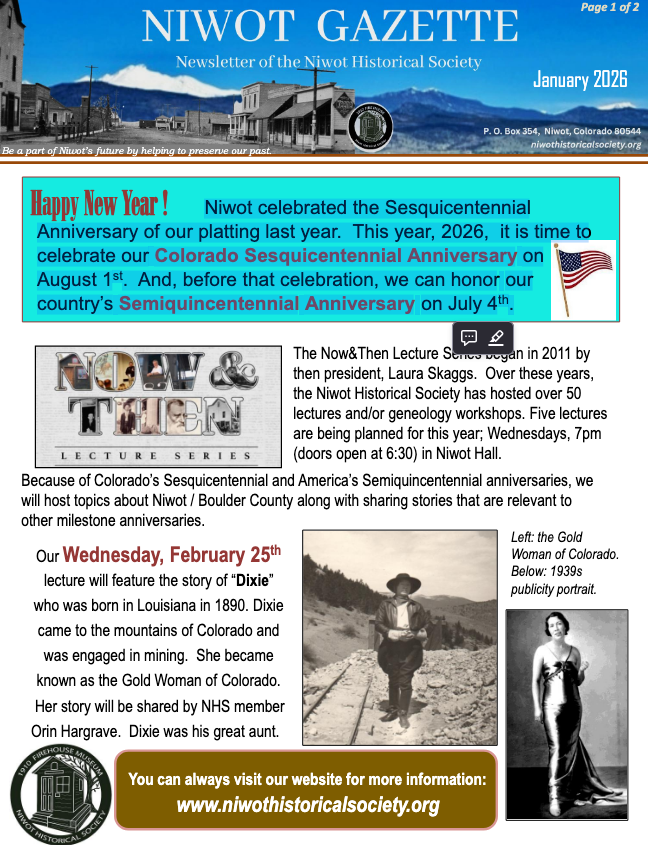 Niwot Gazette